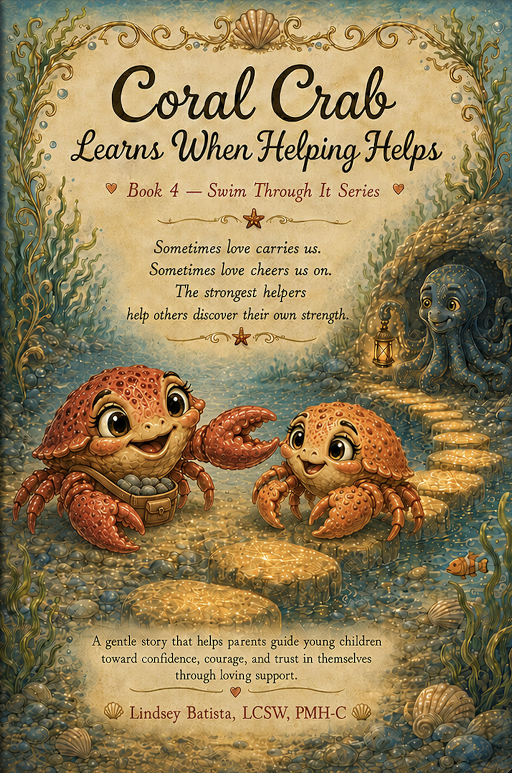 Coral Crab Learns When Helping Helps